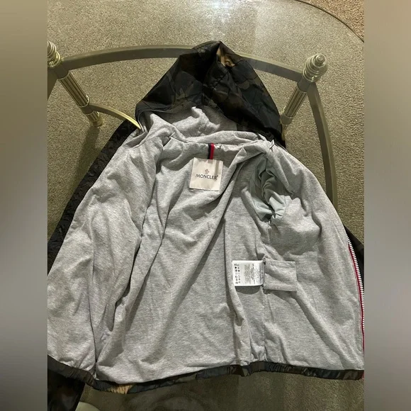 Moncler Kids New Urville Imprime Giubbotto Camouflage Jacket - Picture 7 of 15